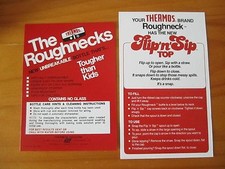 KISS 1977 Lunch box, Thermos Roughneck, Flip "N" Sip, Paperwork,