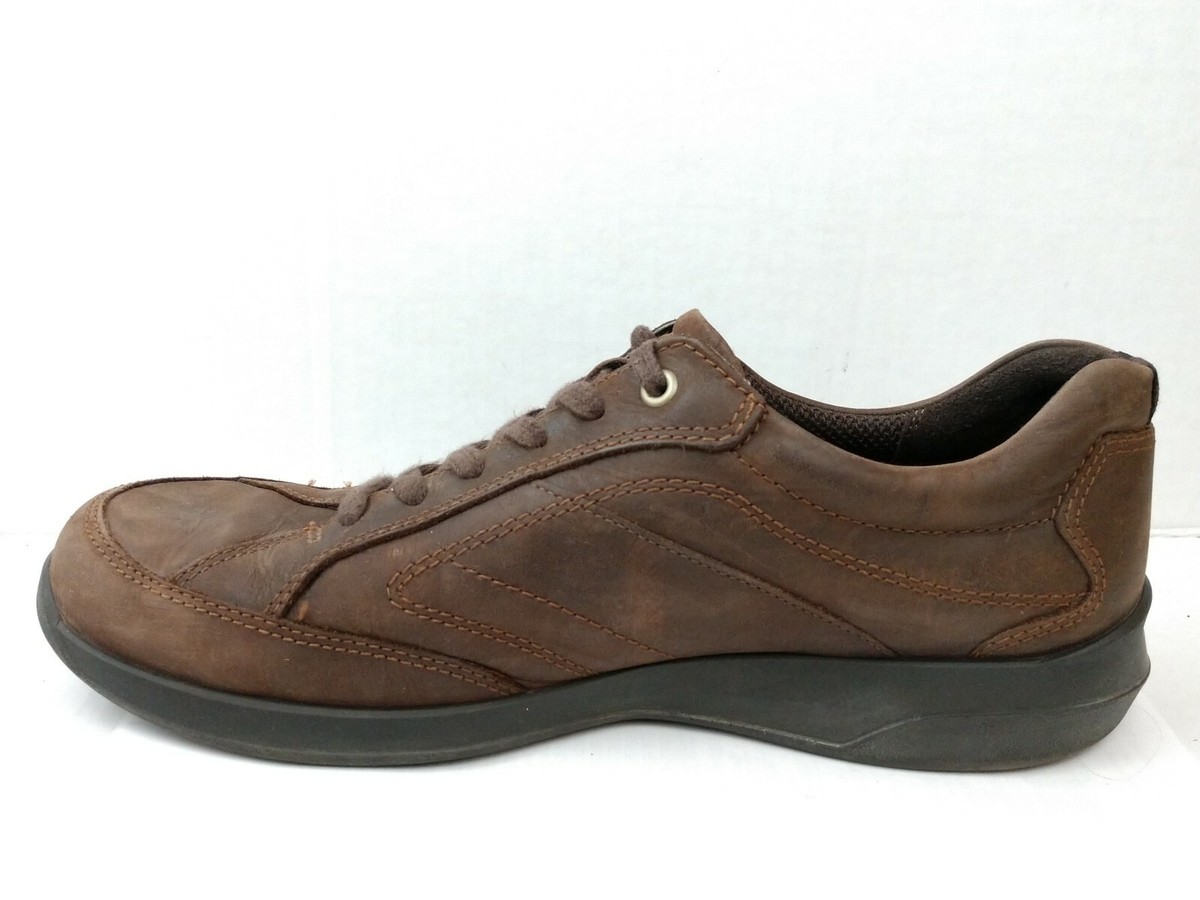 ECCO Lace Up Brown Leather Oxford Dress Casual 44 / 10-10.5 Men Shoe M to WIDE Men main image 3