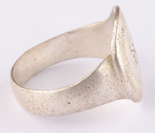 Ring NGB National Guard Bureau USA Military Force Veteran signet Size 12.5 vinta - Picture 9 of 11
