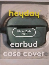 Heyday Apple AirPods Pro Silicone Case with Clip - Rain Teal. New Open Box..