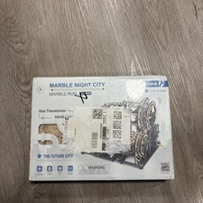 ROKR 294 Pieces 3D Wooden Puzzle Marble Run Model Kit Marble Night City US New 