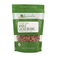 Kevala Organic Cacao Beans - Sun Dried Natural for 1 Pound (Pack of 1) 