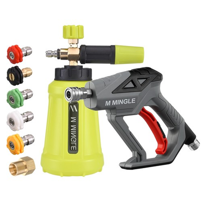 #ad High Pressure Washer Gun Snow Foam Lance 4000 PSI Cannon Foam Blaster Power ... $61.08
