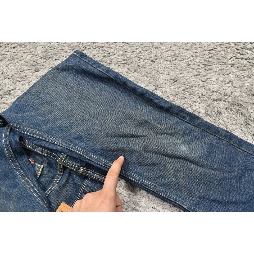 Jeans rectos azules Levi's unisex niños talla 16 28x28 usados 511 calce ajustado Foto 3 de 4