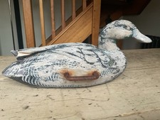 Antique Hand Carved Hand Painted Decoy Duck