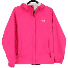 The North Face HyVent 2.5L Pink Rain Jacket Women's Size S Hooded Waterproof