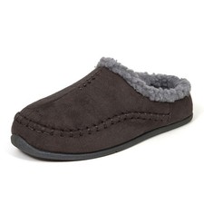 Deer Stags Kids' Lil Nordic Microsuede Slipper in Charcoal / 6 Big Kid