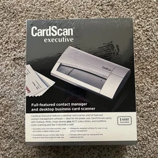 CardScan Executive Desktop Business Card Scanner NEW & SEALED CS-A08180