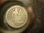 1856-S Full Date Seated Liberty Dime Decent Coin TZX