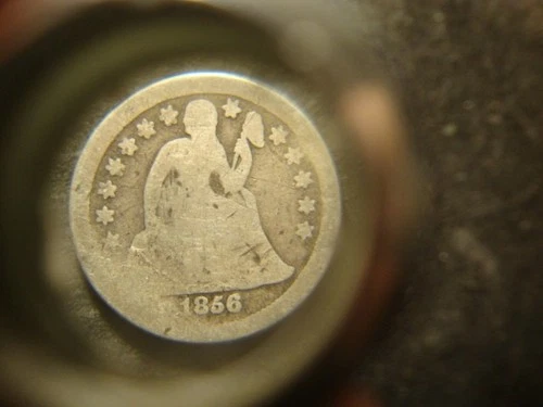 1856-S Full Date Seated Liberty Dime Decent Coin TZX