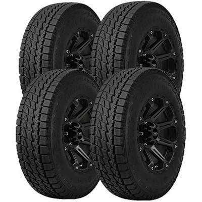(QTY 4) LT305/70R17 Leao Lion Sport A/T 121/118S Load E Black Wall Tires