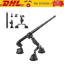 Car Suction Cup Mount with Selfie Stick For Insta360 ONE X4 X3 X2 RS DJI Camera