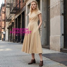 ZARA WOMAN SS26 BISCUIT TRENCH MIDI DRESS ALL SIZES 3067/310/726