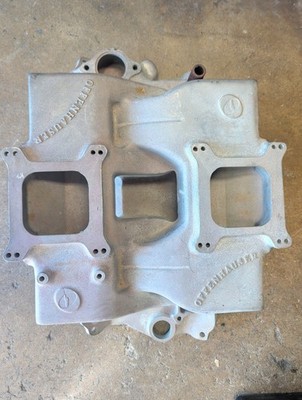 Offenhauser Chevy Cross RAM Dual Quad Intake Manifold 2x4 Offy