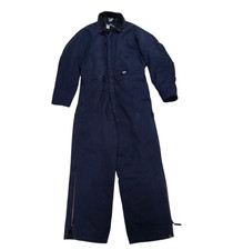 Vintage Walls Men's L Blizzard Pruf Insulated Coveralls Blue Made in USA VGC