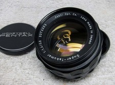 Vint Asahi Optical 50mm f/1.4 Super TAKUMAR M42 Screw Mount Lens.Lanthanum Glass