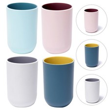 4Pcs Mouthwash Cups Washing Cups Lightweight Toothbrush Assorted Color