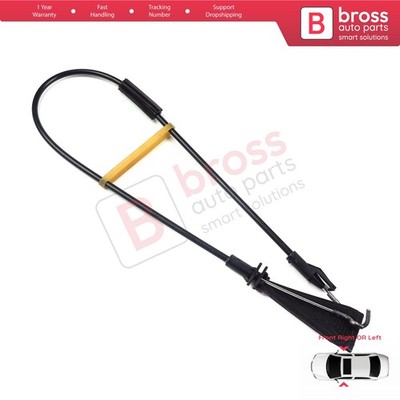 BDP635 Inner Door Lock Latch Bowden Cable Front 13186768 for Opel Corsa D 5 Door