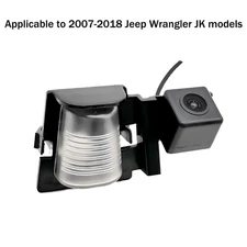 Car License Plate Backup  Rear View Camera for Jeep Wrangler JK JKU 2007-2018
