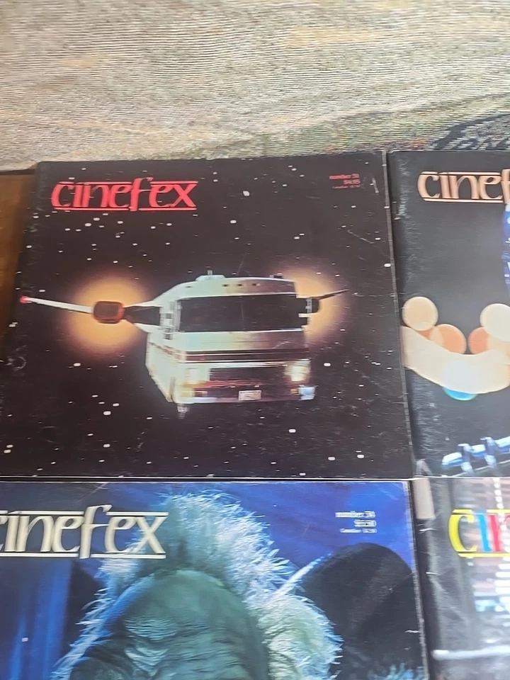 VINTAGE CINEFEX MAGAZINE LOT OF 7 (#31,#32,#33,#34,#35,#36,#37)  ORIGINAL GOOD!  - Image 2 of 4