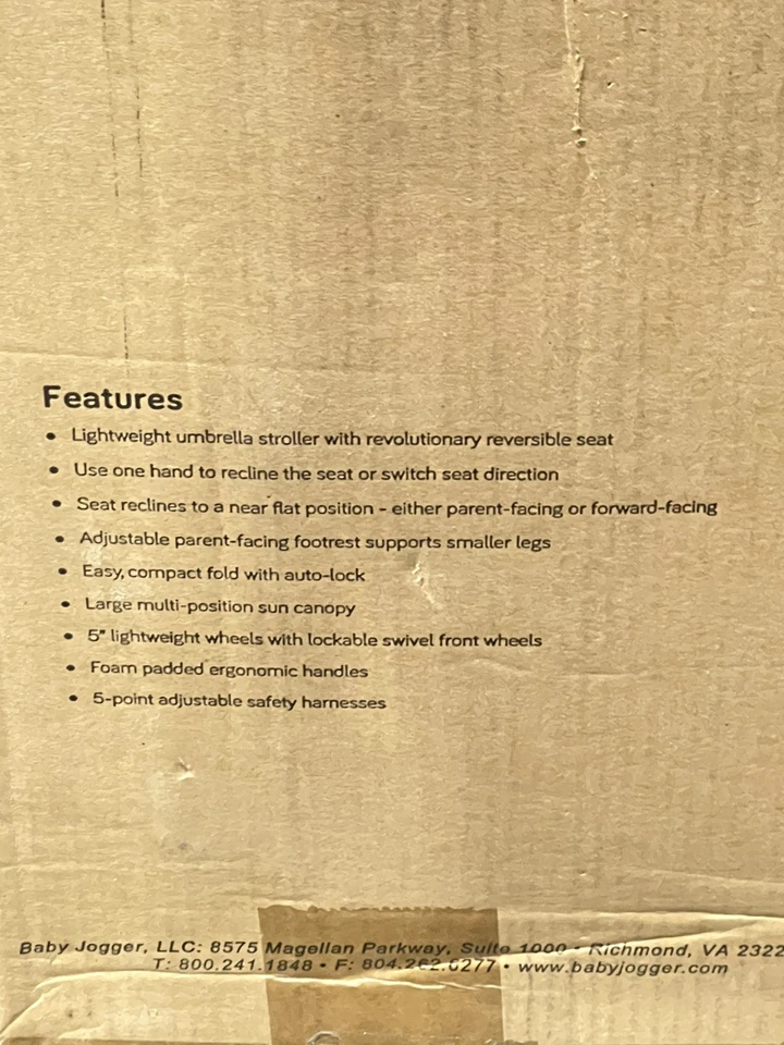 Baby Jogger Vue Cherry BJ27431 Single Seat Stroller Broken Buckle - Image 3 of 4