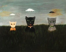 Gertrude Abercrombie: Toddy, Possim and Christine Archival Quality Art Print