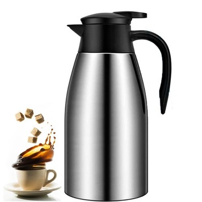 2L Thermoskanne Isolierkanne Kaffeekanne Thermoskanne Teekanne Edelstahl DHL