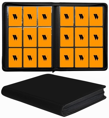 Premium 9-Pocket Zippered Trading Card Binder, 540 Pockets Double-Sided Side-... | eBay Premium 9-Pocket Zippered Trading Card Binder, 540 Pockets Double-Sided Side-... | eBay
