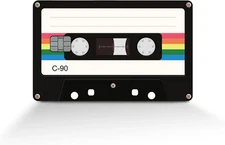 Cassette Tape Custom Vinyl Credit Card Sticker by CC Wraps