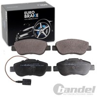 Eurobrake BremsbelÄGe Satz Vorderachse Passend FÜR Fiat 500 Panda Ford Ka