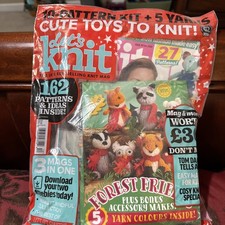 Lets Knit Magazine issue 191 December 2022 Cute Toys To Knit New Sealed