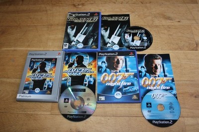 PS2 James Bond 007 Spielepaket x 3 Rogue Agent, Under Fire, Nightfire komplett