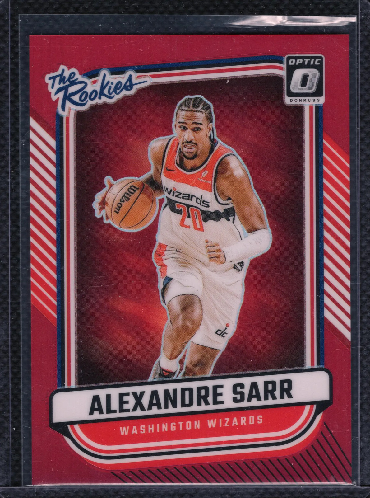 2024-25 Panini Donruss Optic - Alexandre Sarr The Rookies Red /99 RC #2 Wizards