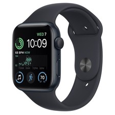 Image of Apple Watch SE 2nd Gen A2722 40MM 2022 Black Aluminium WIFI Strap Smartwatch