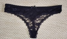 Damen String Tanga Spitze Größe L