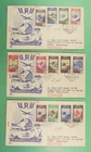 DR WHO 1950 SPANISH MOROCCO 3 FDC UPU 75TH ANIV CACHET COMBO R29153