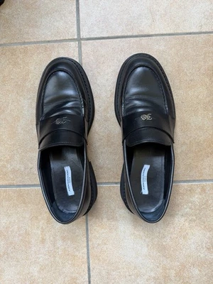 John Galliano Paris Loafer Leder Schwarz Größe 43 Designer - Bild 1 von 4