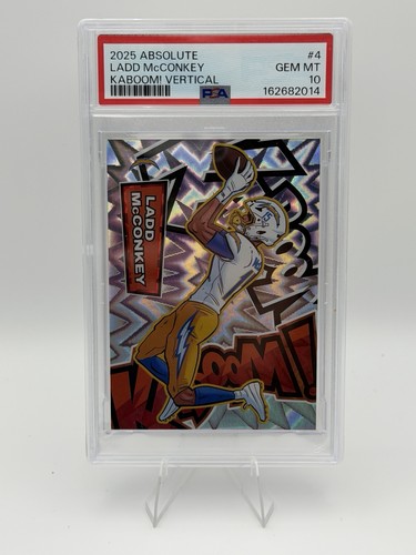 Ladd McConkey #4 2025 Panini Absolute Kaboom Vertical card