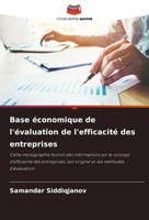 Samandar Siddiqjanov | Base éConomique De L'éValuation De L'efficacité Des...