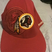 Reebok Washington Commanders NFL Hat Red Football Team Officially Licensed