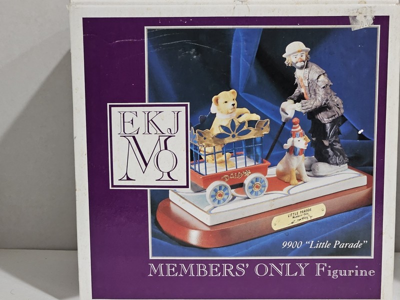 Emmet Kelly Jr~Members Only ~ Circus Figurine ~ Little Parade 2000 ~ COA ~ Boxed