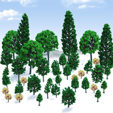 38 Alberi Modellismo, Albero Del Diorama Modellismo Plastic, Alberi Modello Mist