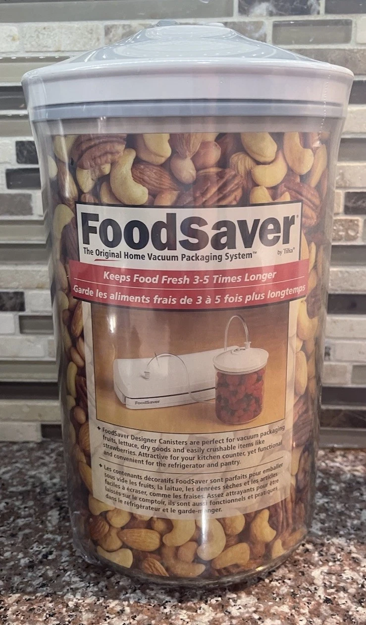 FoodSaver Canister-3.25 Quart Canister-3 ¼ Qt-by Tilia-New Sealed
