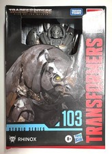 HASBRO TRANSFORMERS RISE OF THE BEASTS STUDIO SERIES 103 VOYAGER RHINOX FIGURE