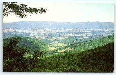 Postcard Postcard of Shenandoah Valley & Skyline Drive, Virginia