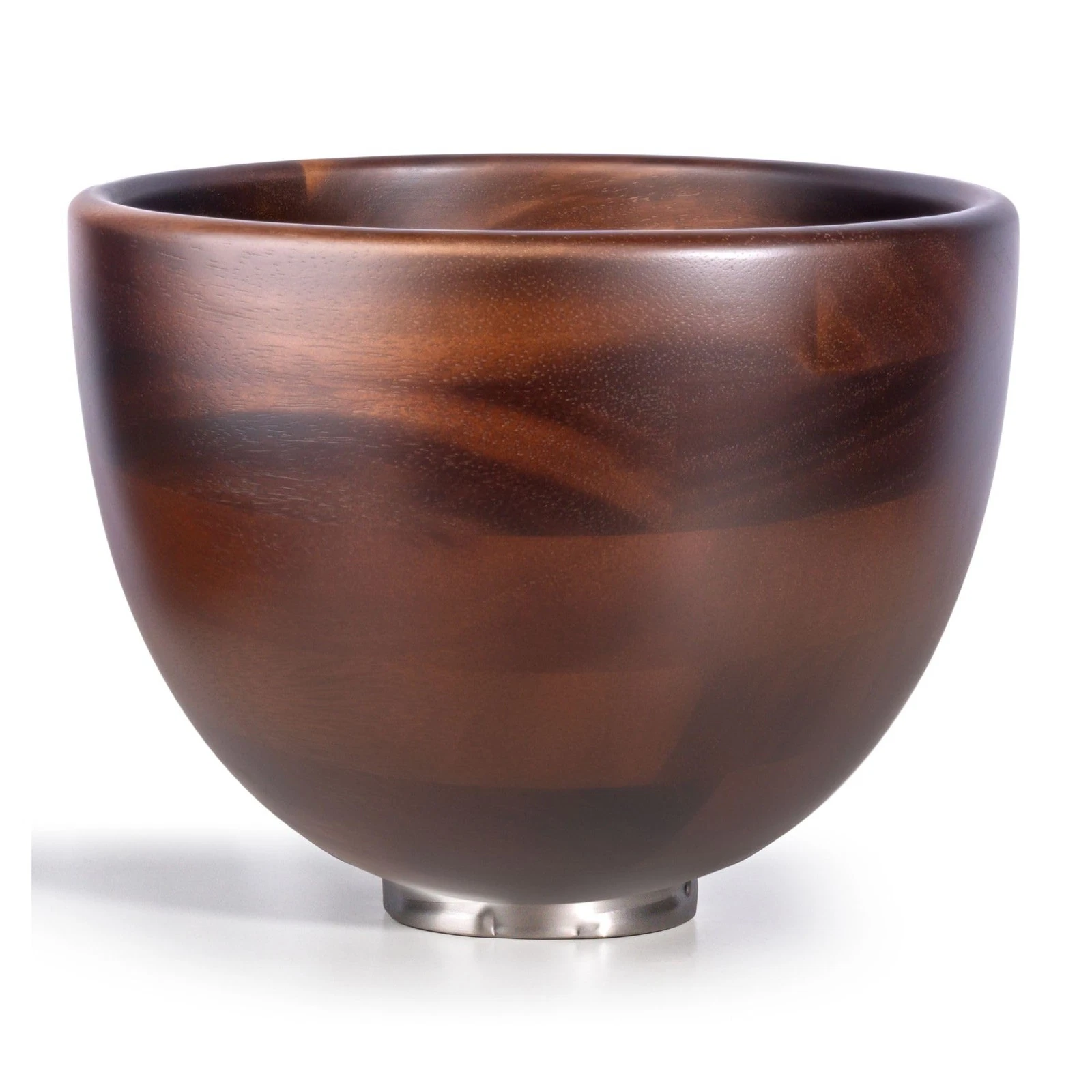 ADVANCEDSIL Premium Solid Walnut Wood Mixing Bowl Compatible with 4.5 & 5 QT ...