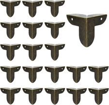 Box Corner Protectors Metal Decor Edge Guard for Box Table Cabinet with Screws