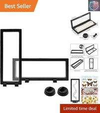 2PCS 3D Floating Frame Display Stands, Transparent Display Floating Frame Hol..,