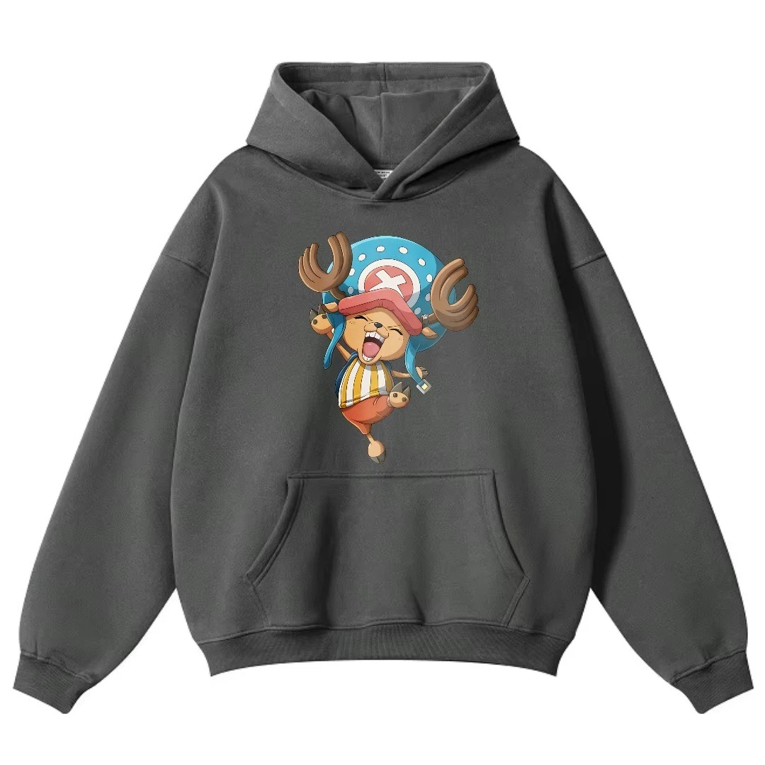 One Piece Chopper Lively Cartoon Hoodie, Unisex Sweatshirt
