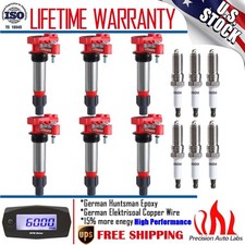 UF569 Ignition Coil & Spark Plug for Chevy Traverse Cadillac ATS CTS GMC Acadia